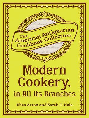 cover image of Modern Cookery, in All Its Branches